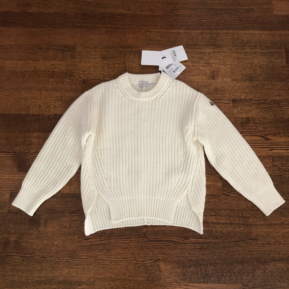 Moncler - Rib Wool Sweater Size Large - Picture 7 of 10